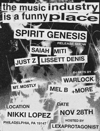 Spirit Genesis, Saiah, Miti, Just Z, Lissett Denis, Mt. Mostly , Warlock, Mel B