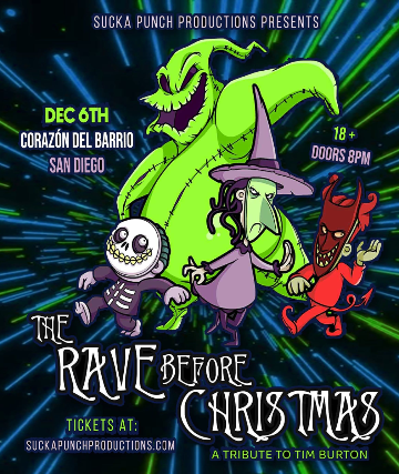 The Rave Before Christmas A Tim Burton Themed Event