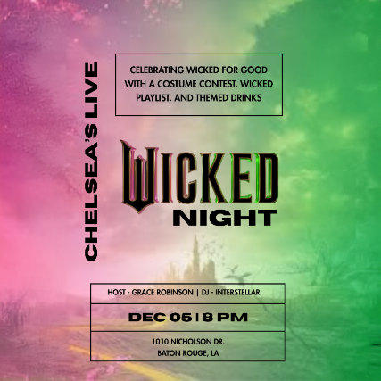 Image of Wicked Night with Interstellar & Grace Robinson Image of Wicked Night with Interstellar & Grace Robinson