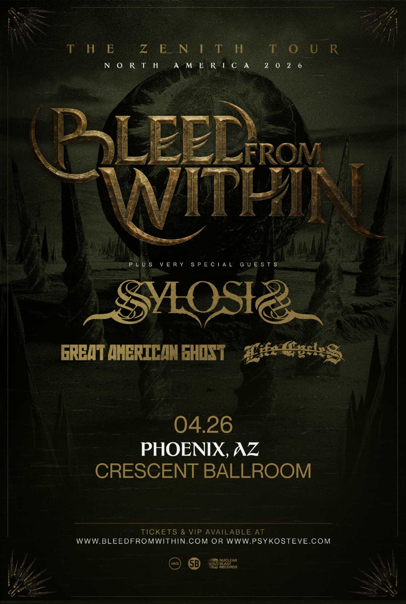 BLEED FROM WITHIN - THE ZENITH TOUR - NORTH AMERICA
