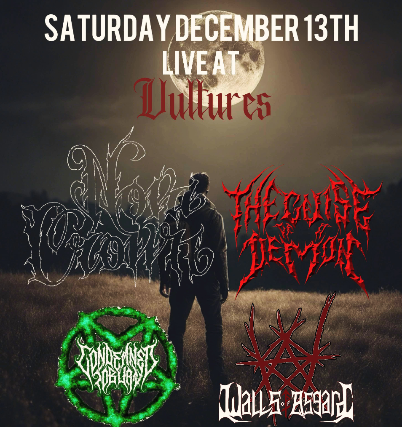 image of Nova Crown, The Guise Of A Demon, Condemned to Burn, Walls Of Asgard image of Nova Crown, The Guise Of A Demon, Condemned to Burn, Walls Of Asgard