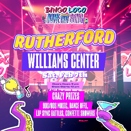 Bingo Loco presents Name That Song (Late Show) at Williams Center – Black Box – Rutherford – Rutherford, NJ