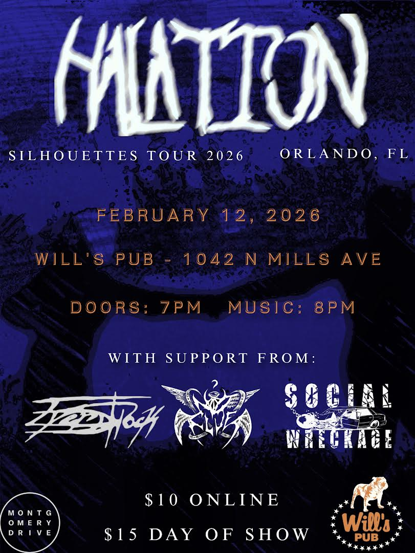 Halation - Silhouettes Tour 2026 with Social Wreckage, Evershock, and No Clue