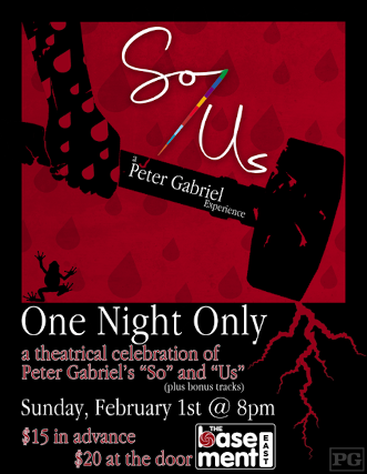 SO/US The Peter Gabriel Experience at The Basement East – Nashville, TN