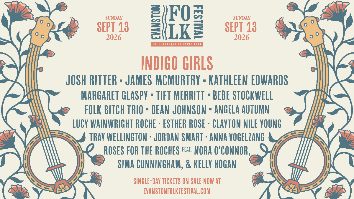 Evanston Folk Festival 2026 - SUNDAY