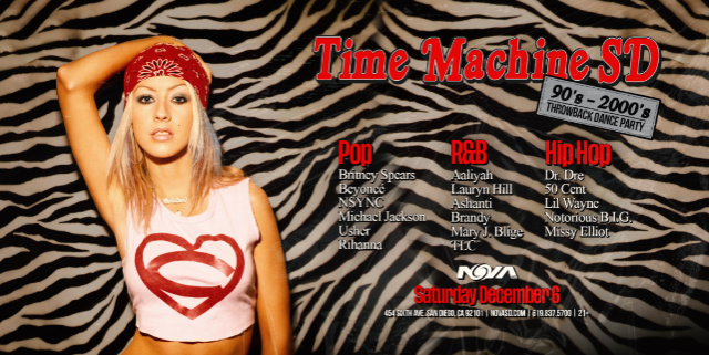 image of Time Machine: 90s - 2000s Throwback Dance Party image of Time Machine: 90s - 2000s Throwback Dance Party