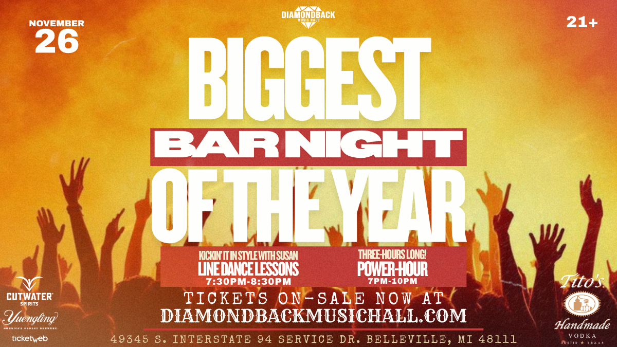 BIGGEST BAR NIGHT OF THE YEAR!