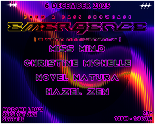 image of Emergence DnB - 2 Year Anniversary image of Emergence DnB - 2 Year Anniversary