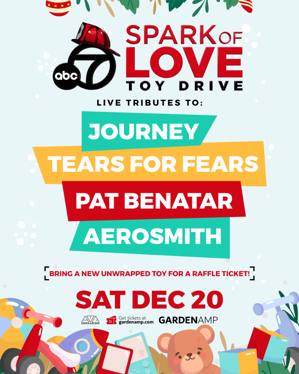 Journey, Tears for Fears, Pat Benatar, Aerosmith Tributes - Spark Of Love Toy Drive Show