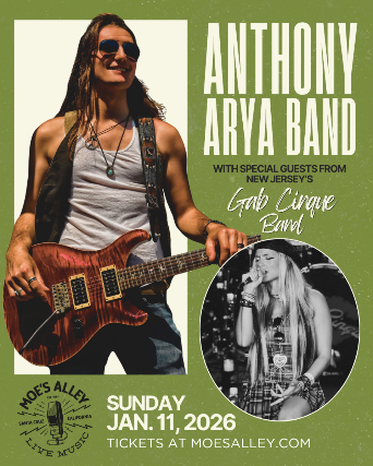 Moe's Alley Presents: Anthony Arya Band w/ Gab Cinque Band