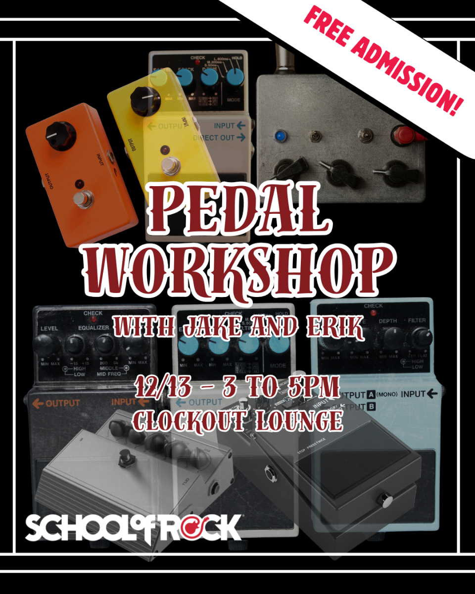 SOR West Seattle Presents: a guitar pedal workshop- free and all ages