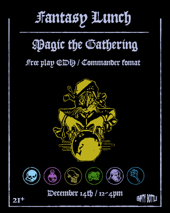 Fantasy Lunch - Magic The Gathering