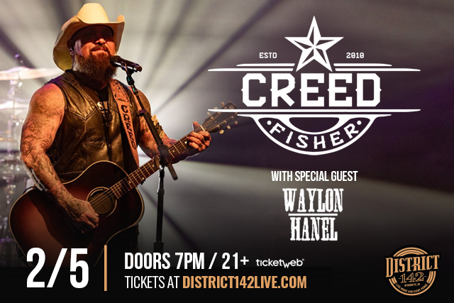 CREED FISHER wsg Waylon Hanel