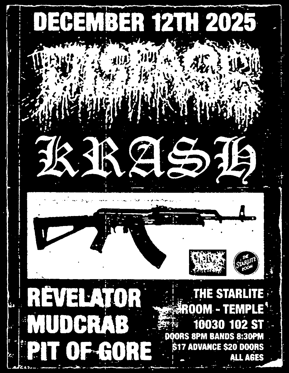 Disease and Krash w/ Revelator, Mudcrab and Pit of Gore