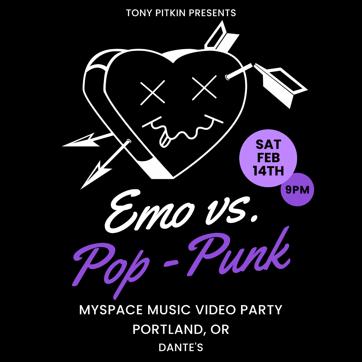 EMO VS. POP-PUNK: Myspace Music Video Party - 14/02/26