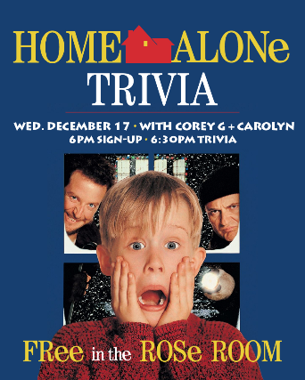 HOME ALONE TRIVIA w/ COREY G + CAROLYN at Valley Bar – Phoenix, AZ