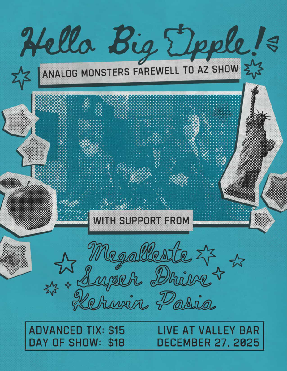 ANALOG MONSTERS' FAREWELL TO PHOENIX SHOW WITH MEGALLESTE / SUPER DRIVE / KERWIN PASIA | Event Image