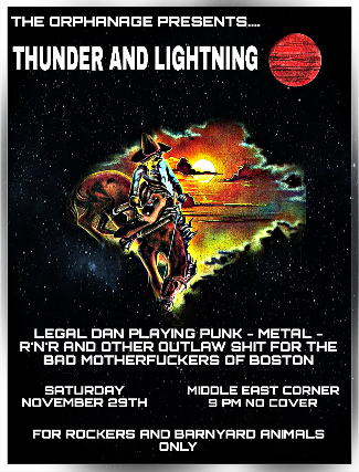 THUNDER AND LIGHTNING