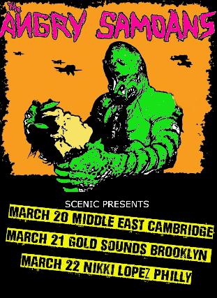The Angry Samoans at Middle East – Upstairs – Cambridge, MA