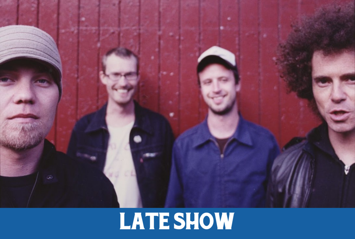 Rogue Wave (Late Show) playing Descended Like Vultures with Caleb Nichols