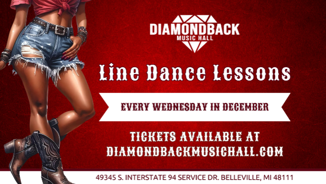 Line Dance Lessons at Diamondback Music Hall at Diamondback Music Hall – Belleville, MI