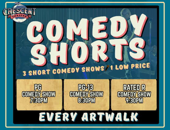 Comedy Shorts: 3 Short Shows, One Low Price at Crescent Theater – Mobile, AL