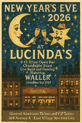 New Year’s Eve at Lucinda’s at Lucinda’s – New York, NY