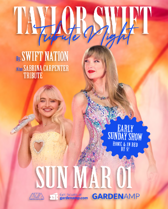 image of Taylor Swift night - Swift Nation + Sabrina Carpenter tribute image of Taylor Swift night - Swift Nation + Sabrina Carpenter tribute