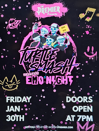 Turtle Smash – Emo Night at The Premier – Hickory, NC