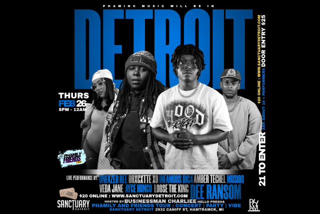 Phamily And Friends Tour at The Sanctuary Detroit – Hamtramck, MI