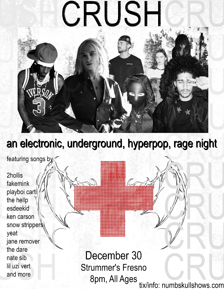 CRUSH - Hyperpop - Rage - Electronic - Underground Night