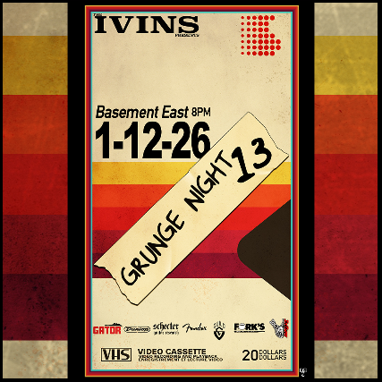 Image of Grunge Night 13, featuring Into The Flood: A Tribute to Alice In Chains Image of Grunge Night 13, featuring Into The Flood: A Tribute to Alice In Chains