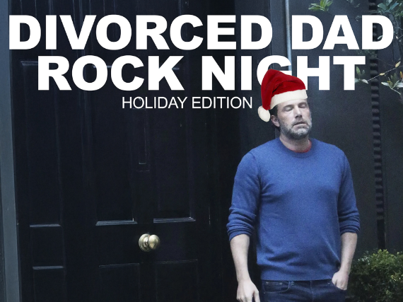 Image of DIVORCED DAD ROCK NIGHT Holiday Edition Image of DIVORCED DAD ROCK NIGHT Holiday Edition