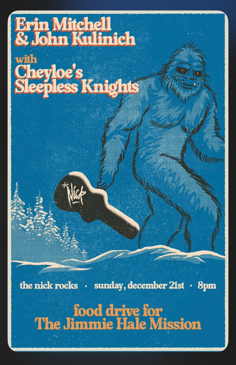 Food Drive at The Nick Sunday 12/21, 8pm with Cheyloe's Sleepless Knights, Erin Mitchell & John Kulinich