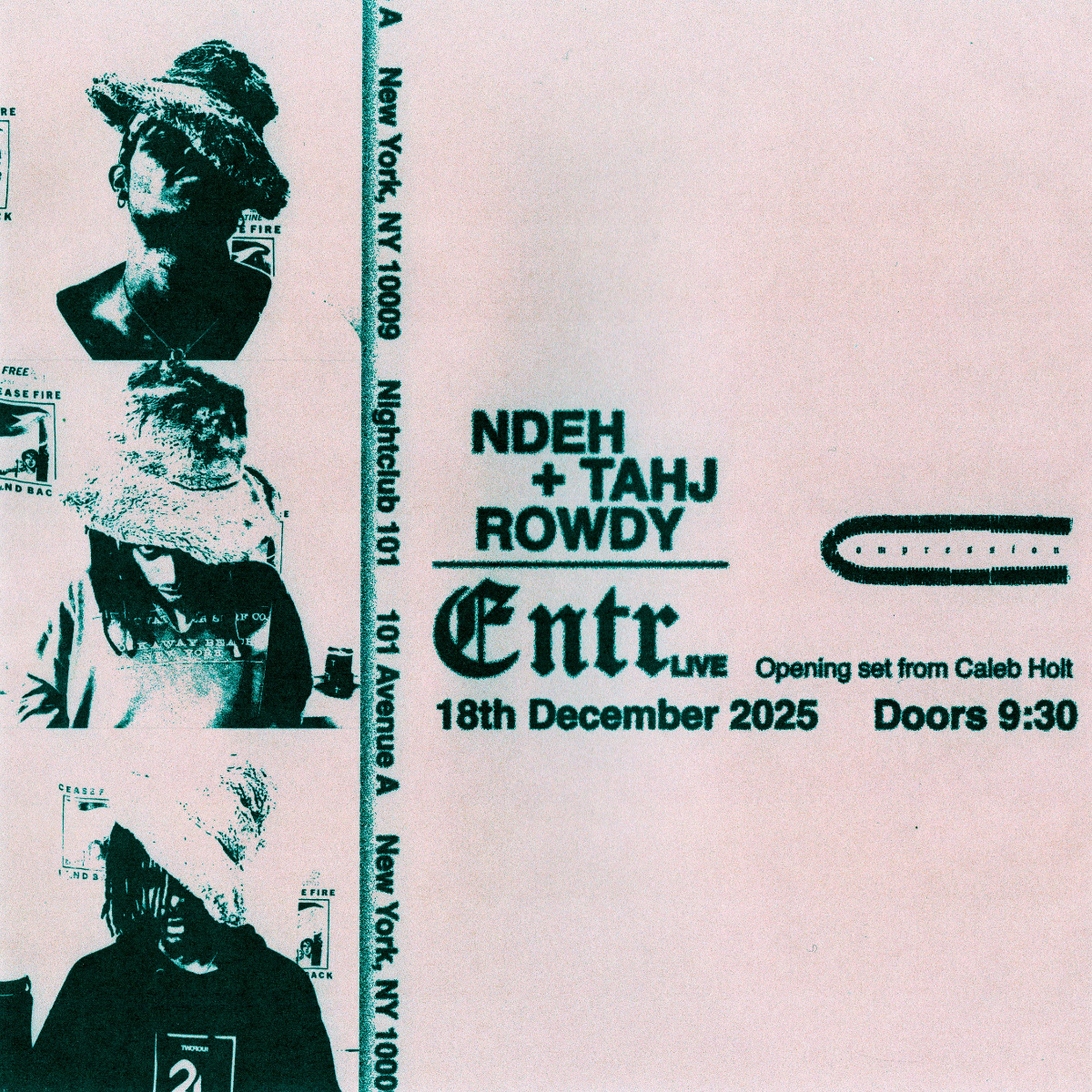 Ndeh, Tahj, Rowdy, Caleb Holt