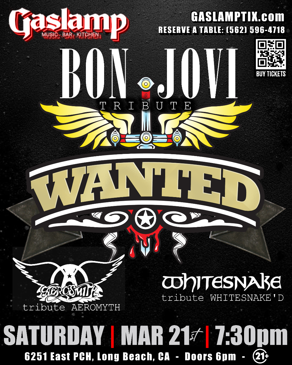 WANTED - The Ultimate Tribute to BON JOVI with Special Guest AEROMYTH