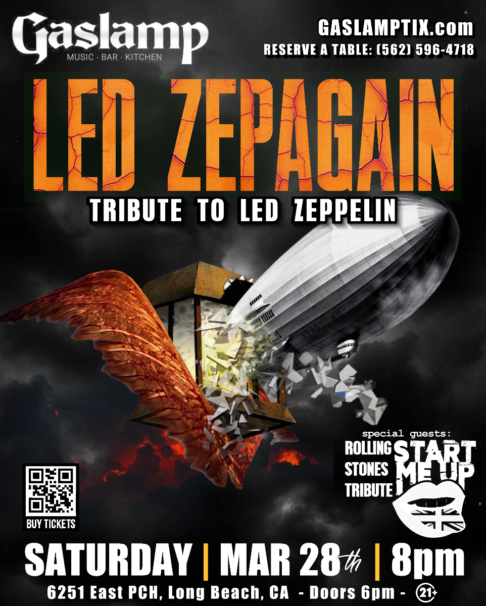 LED ZEPAGAIN - Tribute To LED ZEPPELIN with Special Guest: ROLLING STONES Tribute START ME UP
