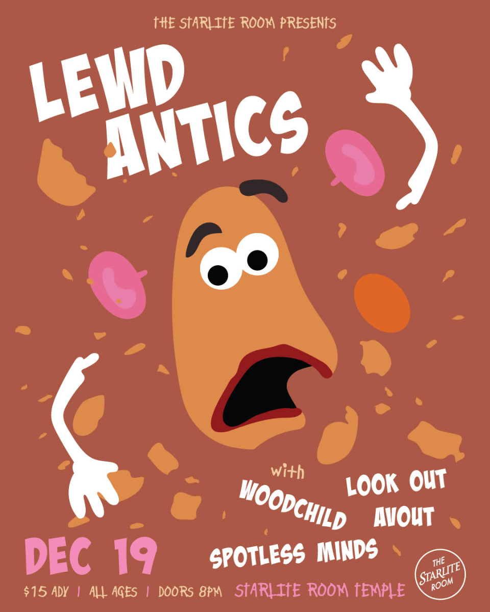 Lewd Antics w/ Look Out, Woodchild, Avout, Spotless Minds