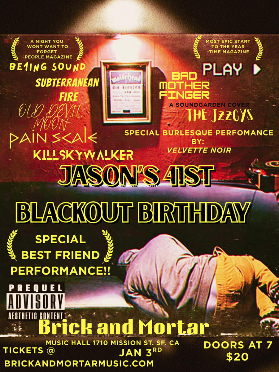 Jason's 41st Blackout Birthday