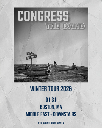 Congress, Benny G at Middle East – Downstairs – Cambridge, MA