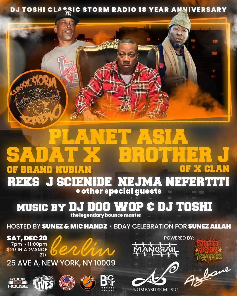 DJ Toshi’s Classic Storm Radio 18th Anniversary