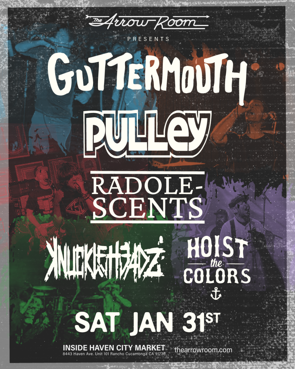 Guttermouth, Pulley, radolescents, Knuckleheadz, Hoist The Colors