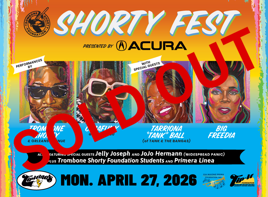 SHORTY FEST With Performances by Trombone Shorty & Orleans Avenue , Cimafunk & La Tribu, with Special Guests Tarriona "Tank" Ball (Tank & The Banga...