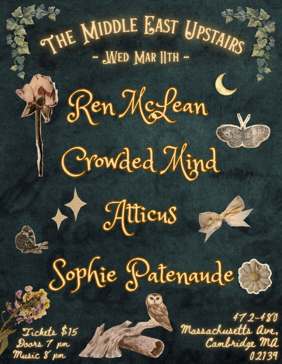 Ren McLean, Atticus, Crowded Mind,  Sophia Patenaude | Event Image