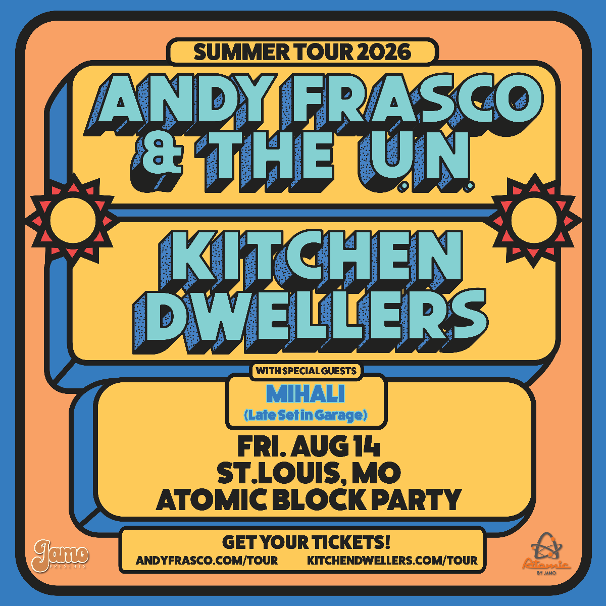 Andy Frasco & The U.N. and Kitchen Dwellers w/ support from Mihali