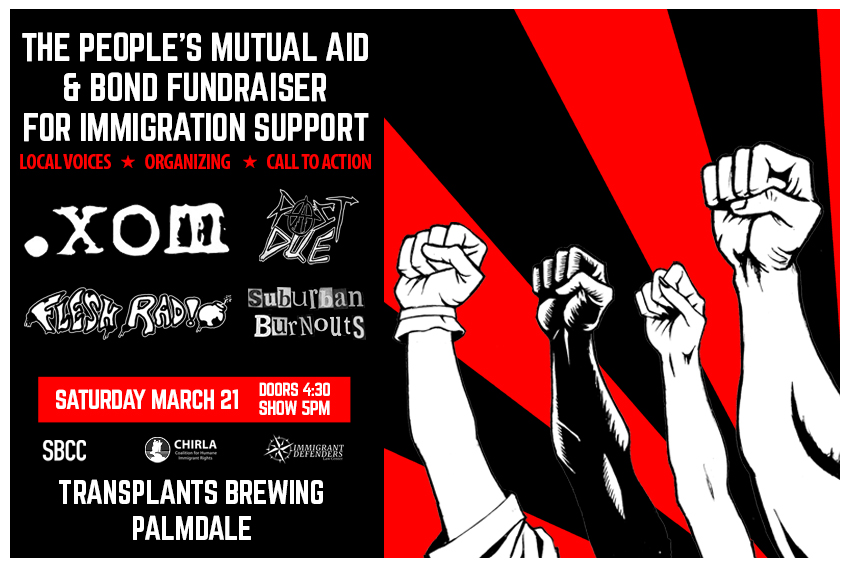 THE PEOPLE'S MUTUAL AID & BOND FUNDRAISER SHOW FOR IMMIGRATION SUPPORT