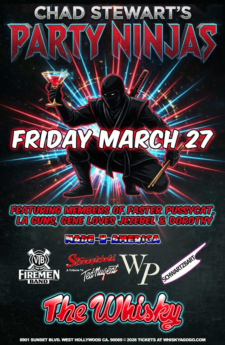 Chad Stewart's Party Ninjas, Made N America, V-Time, Stranglehold, Westpark, Peacemakers, Aaron Schwartzbart