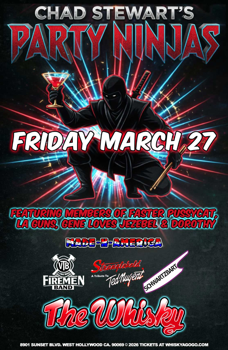 Chad Stewart's Party Ninjas, Made N America, V-Time, Stranglehold, Peacemakers, Aaron Schwartzbart