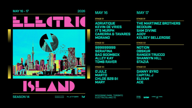 Using concert image ELECTRIC ISLAND: 2026 SEASON OPENER - SUNDAY concert image