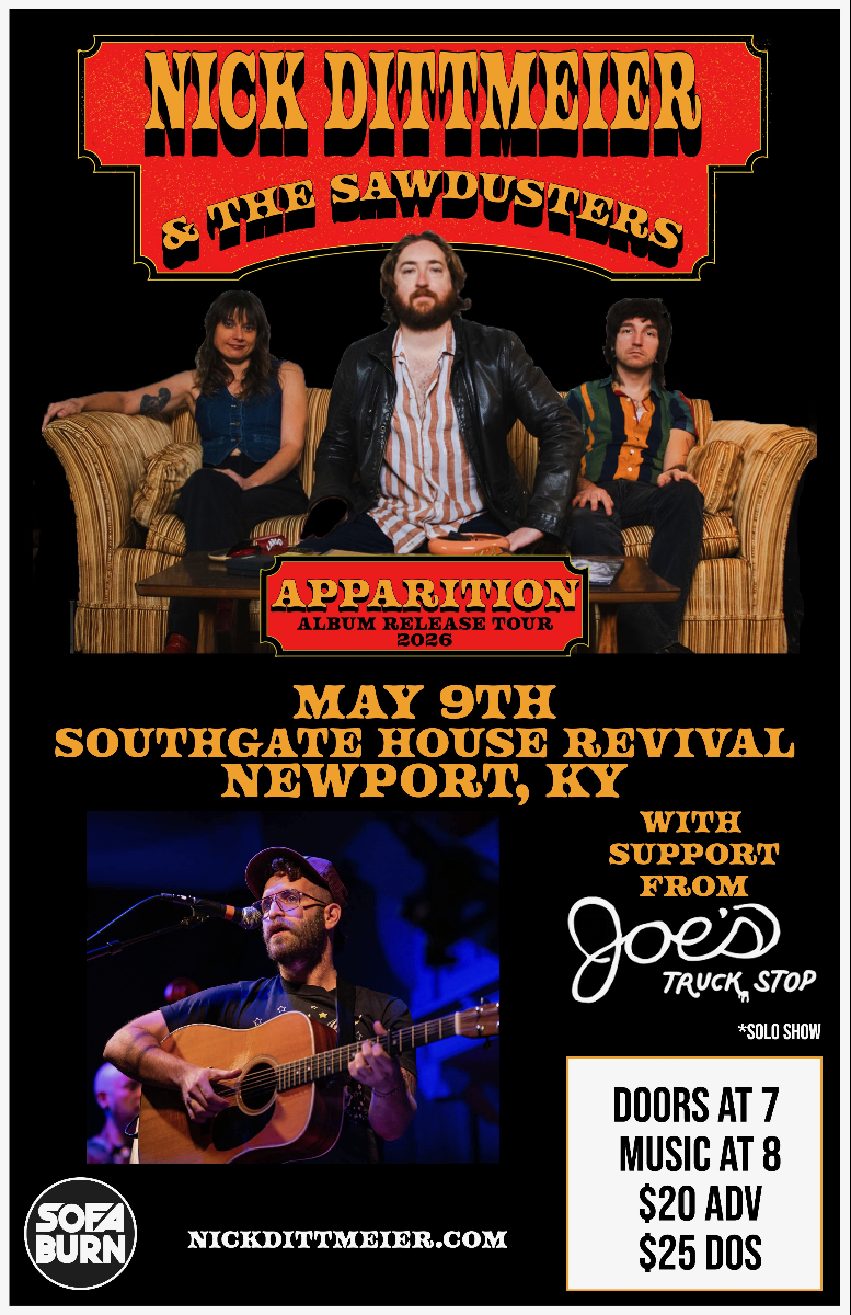 Nick Dittmeier & the Sawdusters Apparition Album Release Tour with Joe's Truck Stop